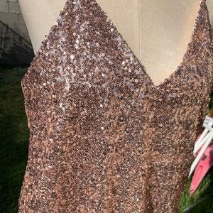 BCBG Sparkle Sexy Strappy Dress